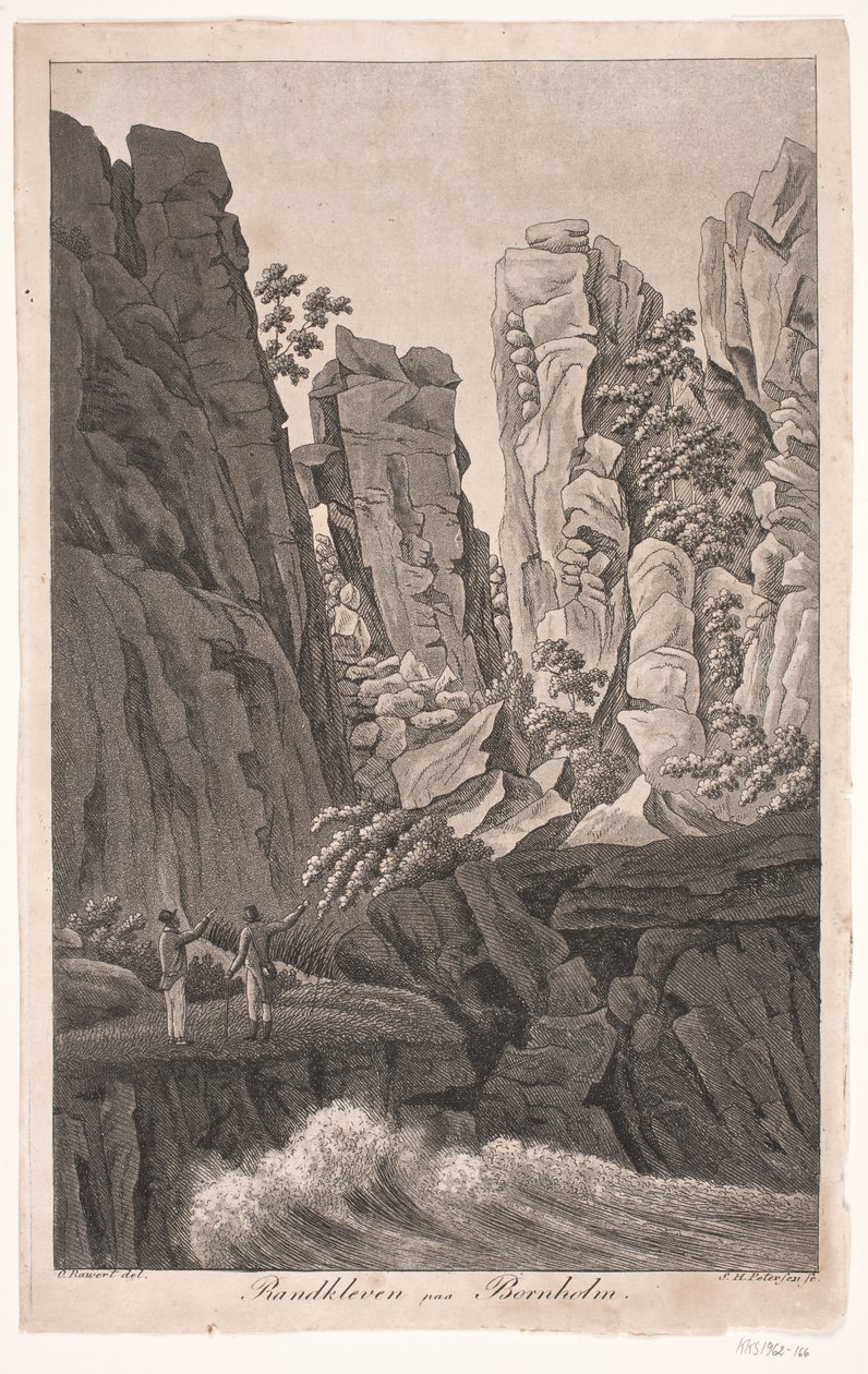 Randkleven en Bornholm de Søren Henrik Petersen