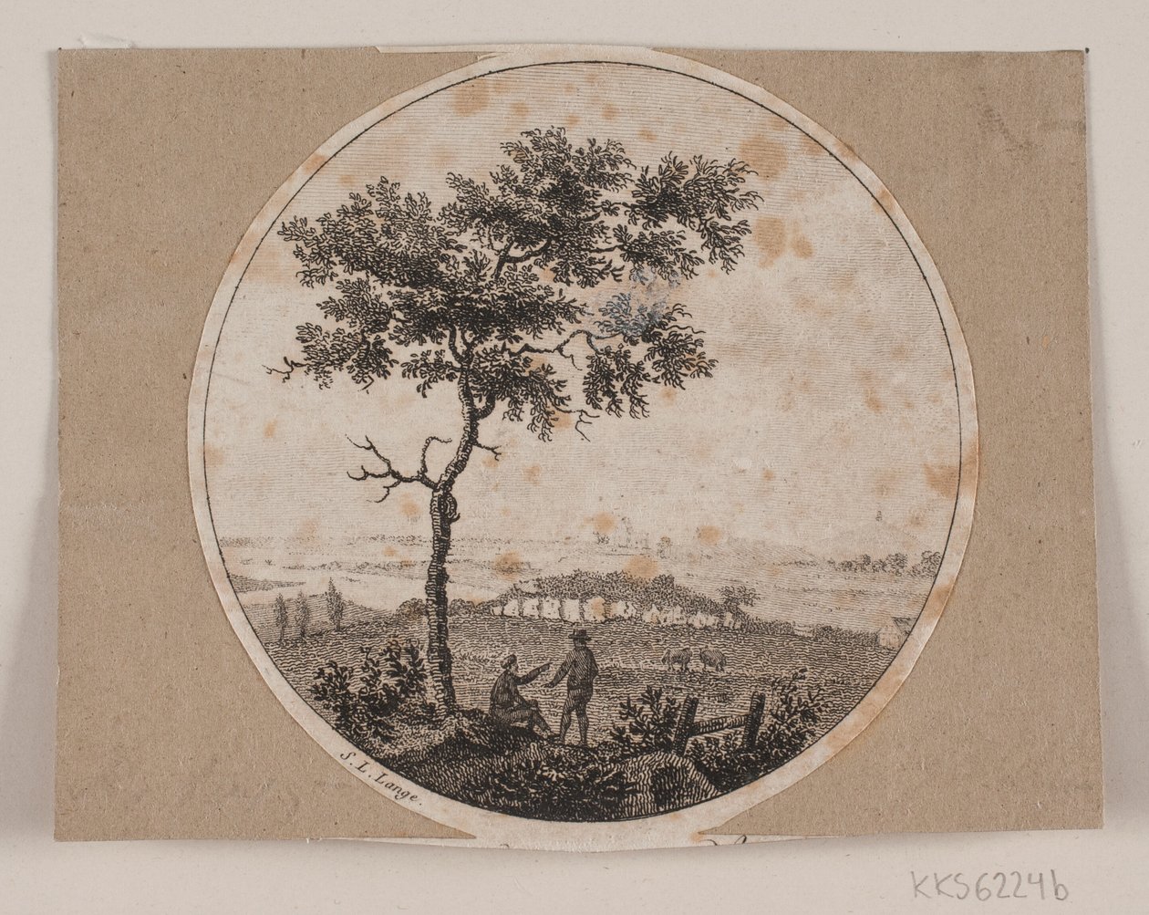 Un paisaje de Søren L. Lange