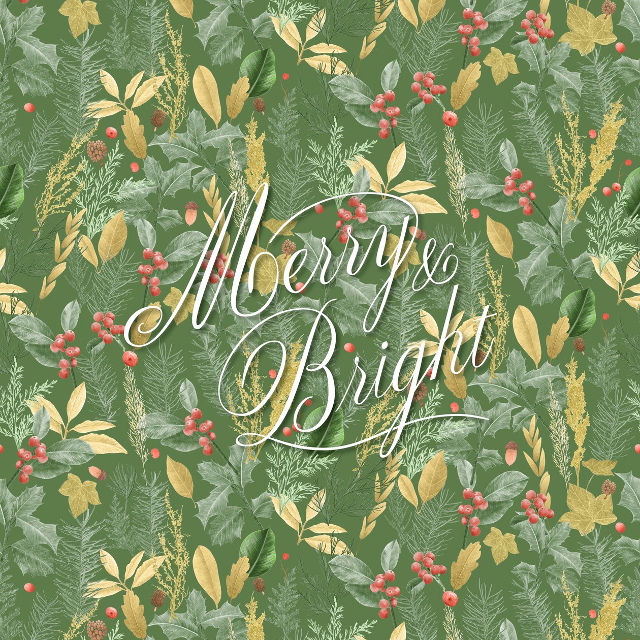 Merry  Bright, 2021 (lápiz de grafito y digital) de Stacy Hsu