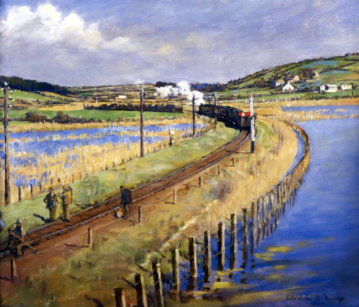 A través de los pantanos de Stanhope Alexander Forbes