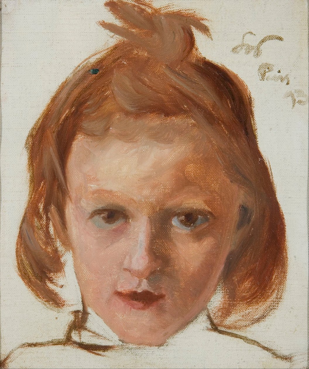 Cabeza de niña de Stanisław Wyspiański