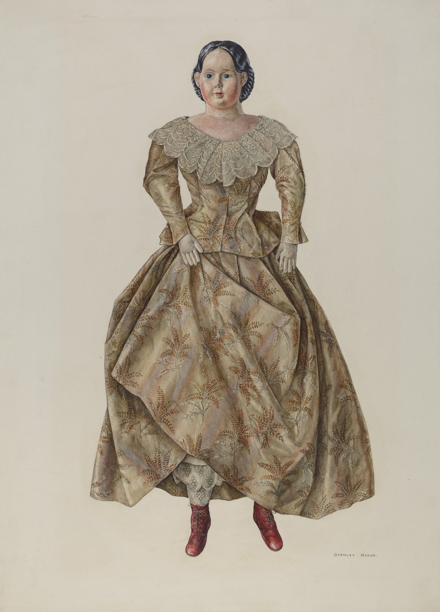 Muñeca Greiner con cabeza patentada, c. 1940 de Stanley Mazur