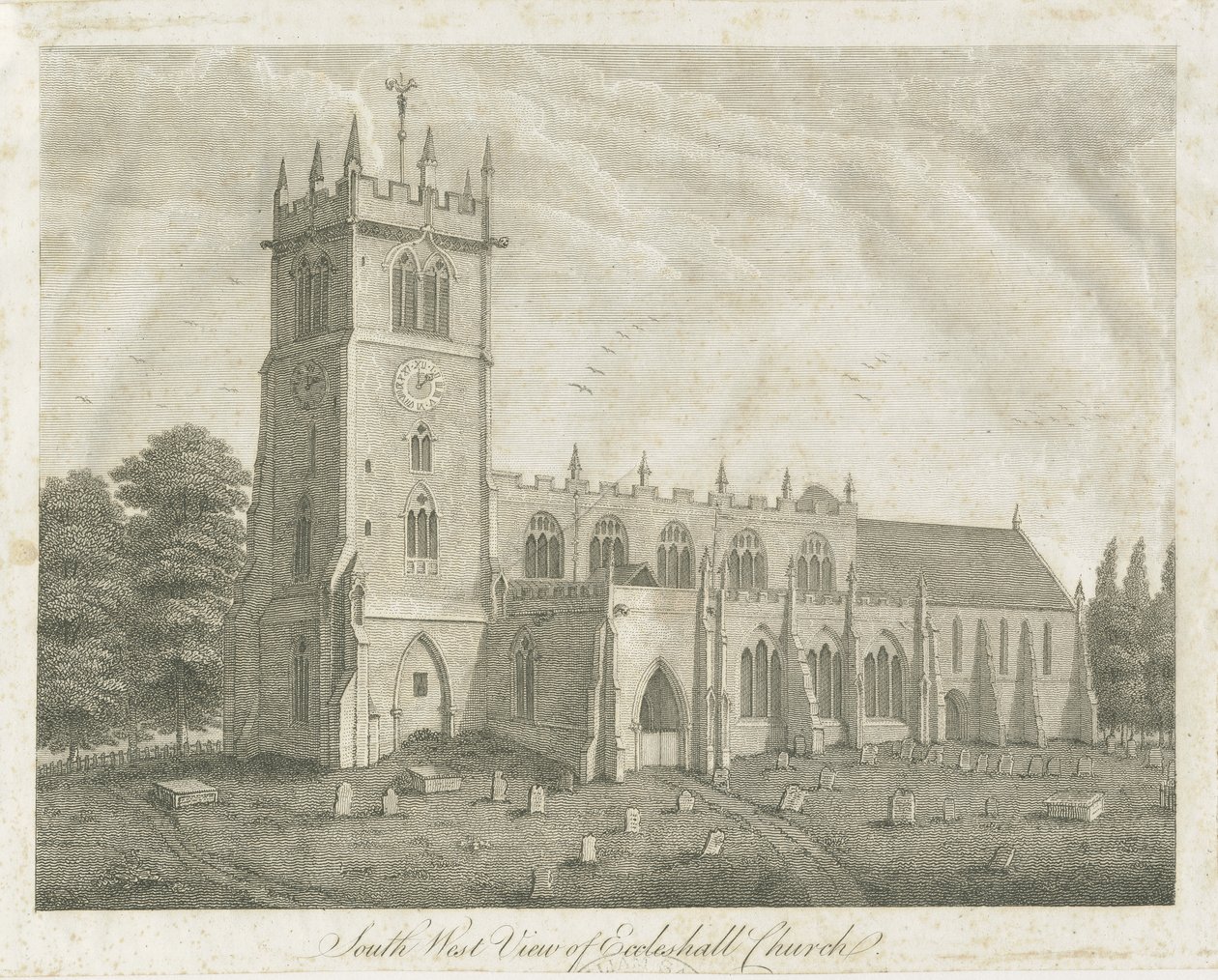Iglesia de Eccleshall de Stebbing Shaw