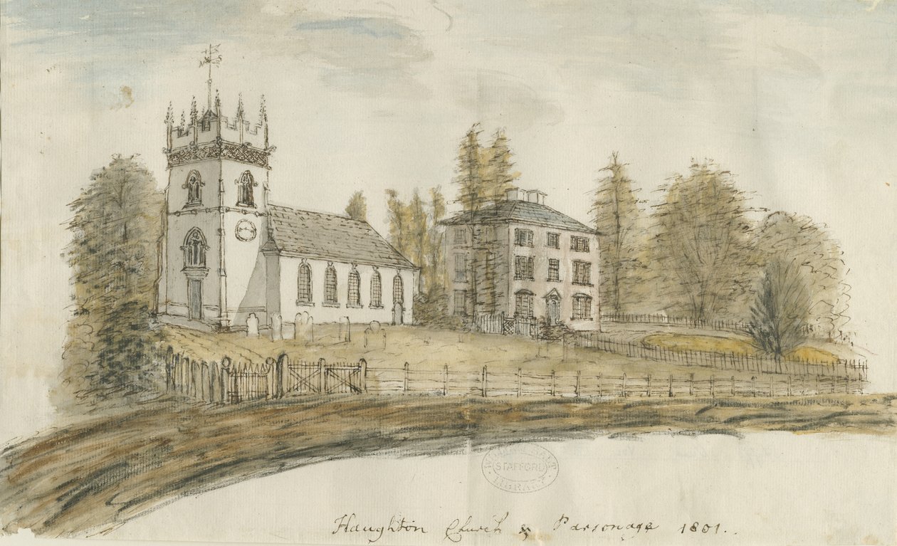 Iglesia de Haughton, 1801 de Stebbing Shaw