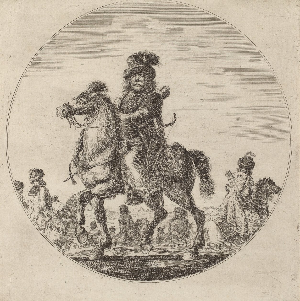Caballero húngaro de Stefano della Bella