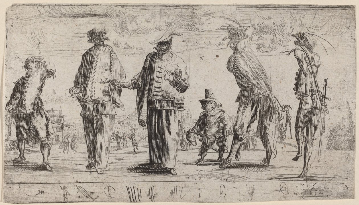 Pantalones, 1632 de Stefano della Bella