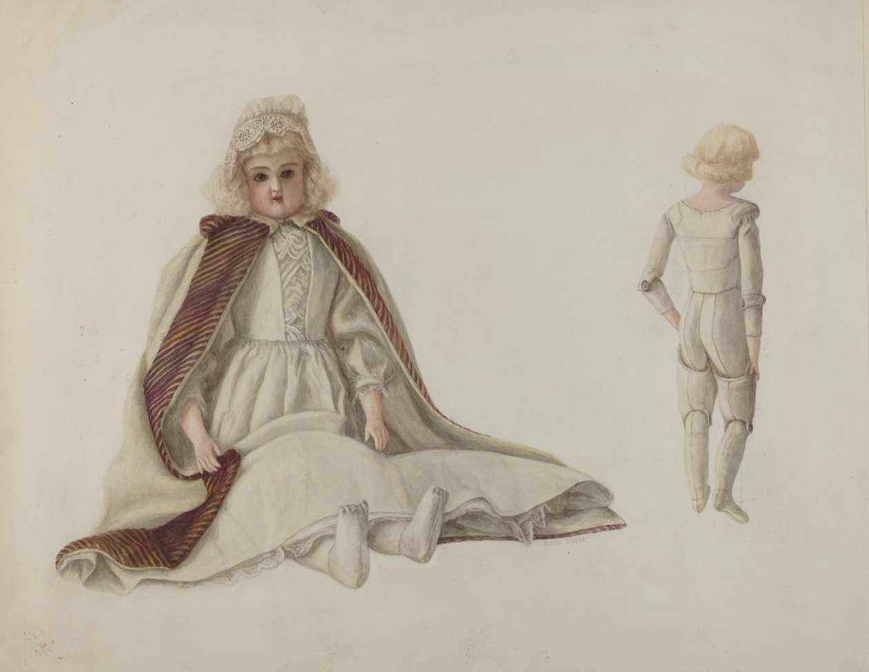 Muñeca, c. 1941 de Stella Mosher