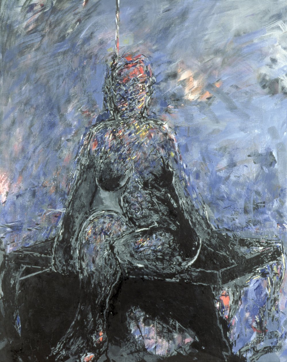 Mujer en un banco, 1984 de Stephen Finer