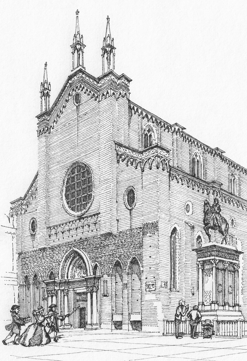 Iglesia de los Santos Zanipolo, Venecia de Stephen Conlin