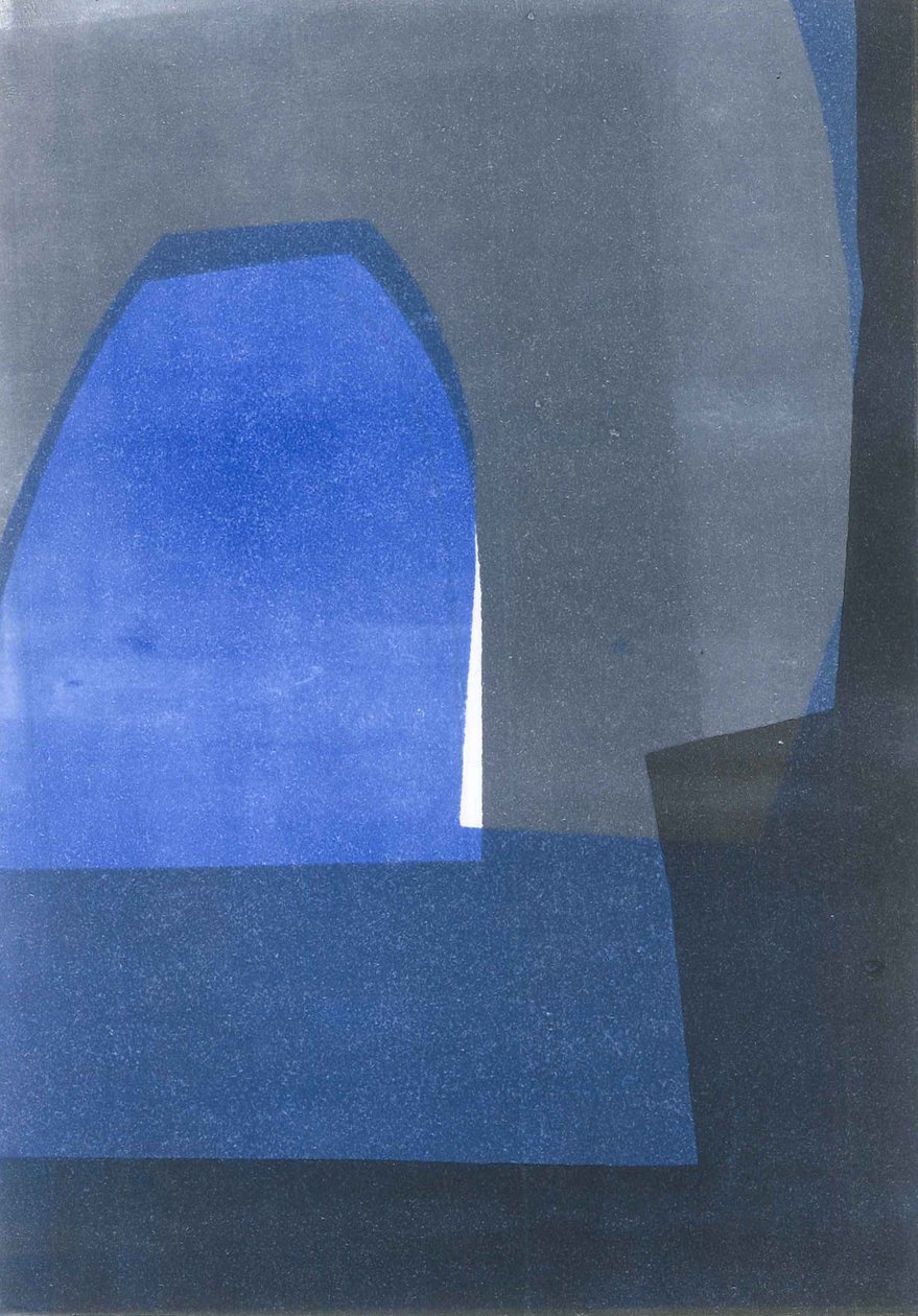 Essaouira, 2015 (monocopia sobre papel) de Stephen Dow