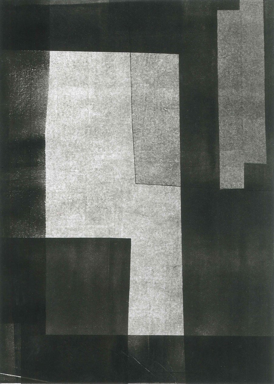 Nocturnus V, 2015 (monocopia sobre papel) de Stephen Dow