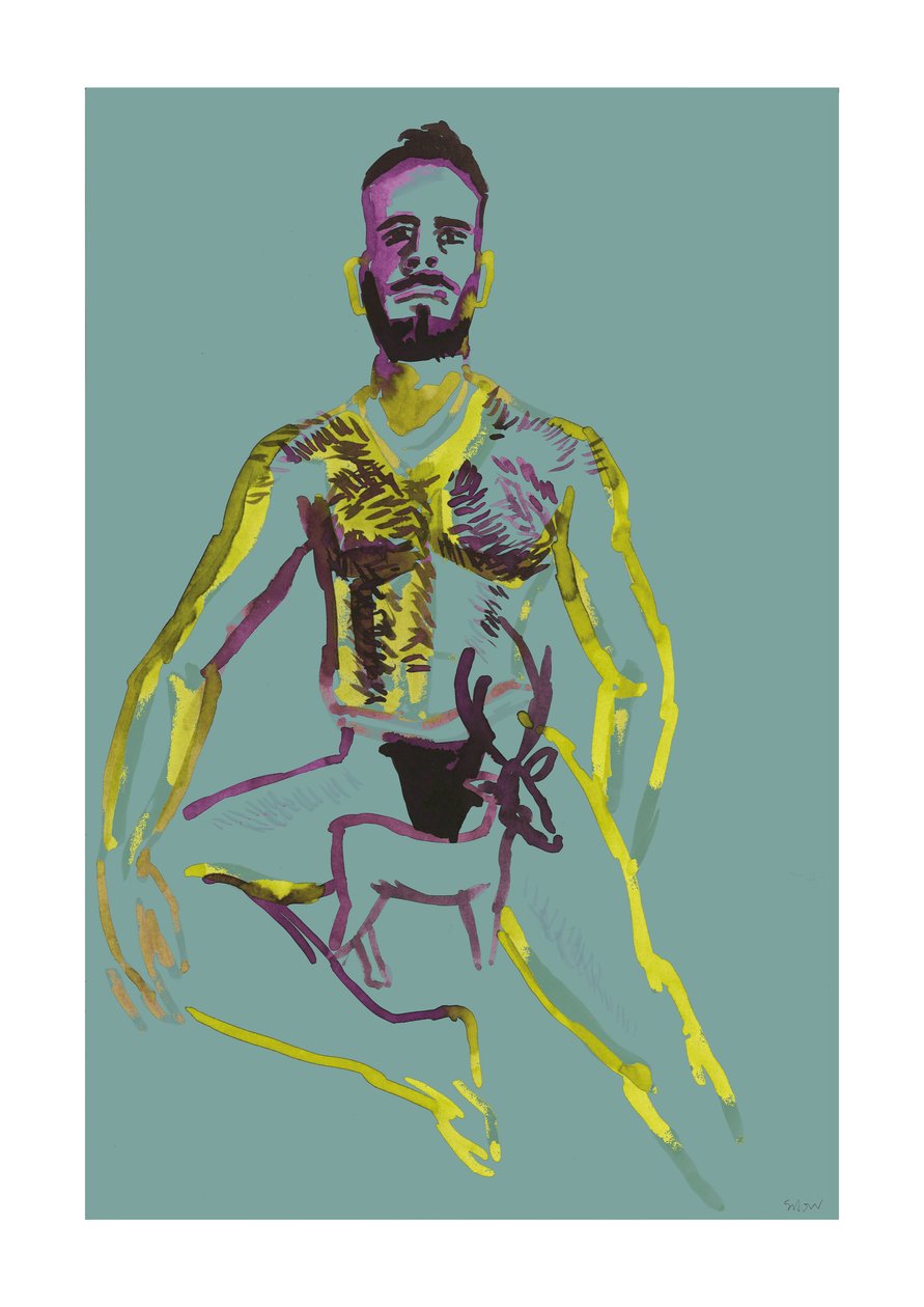 El dios de Horn, 2023 (digital) de Stephen Dow