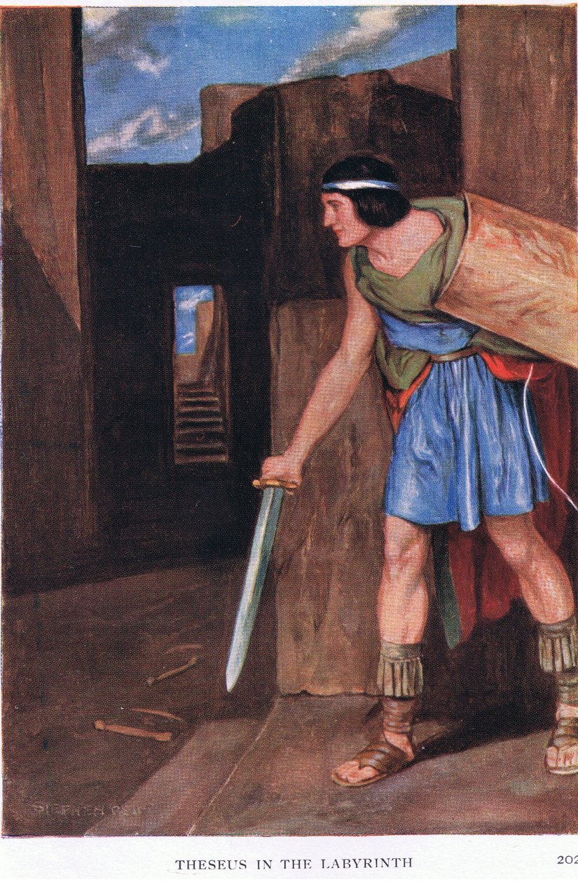 Teseo y el laberinto de Stephen Reid