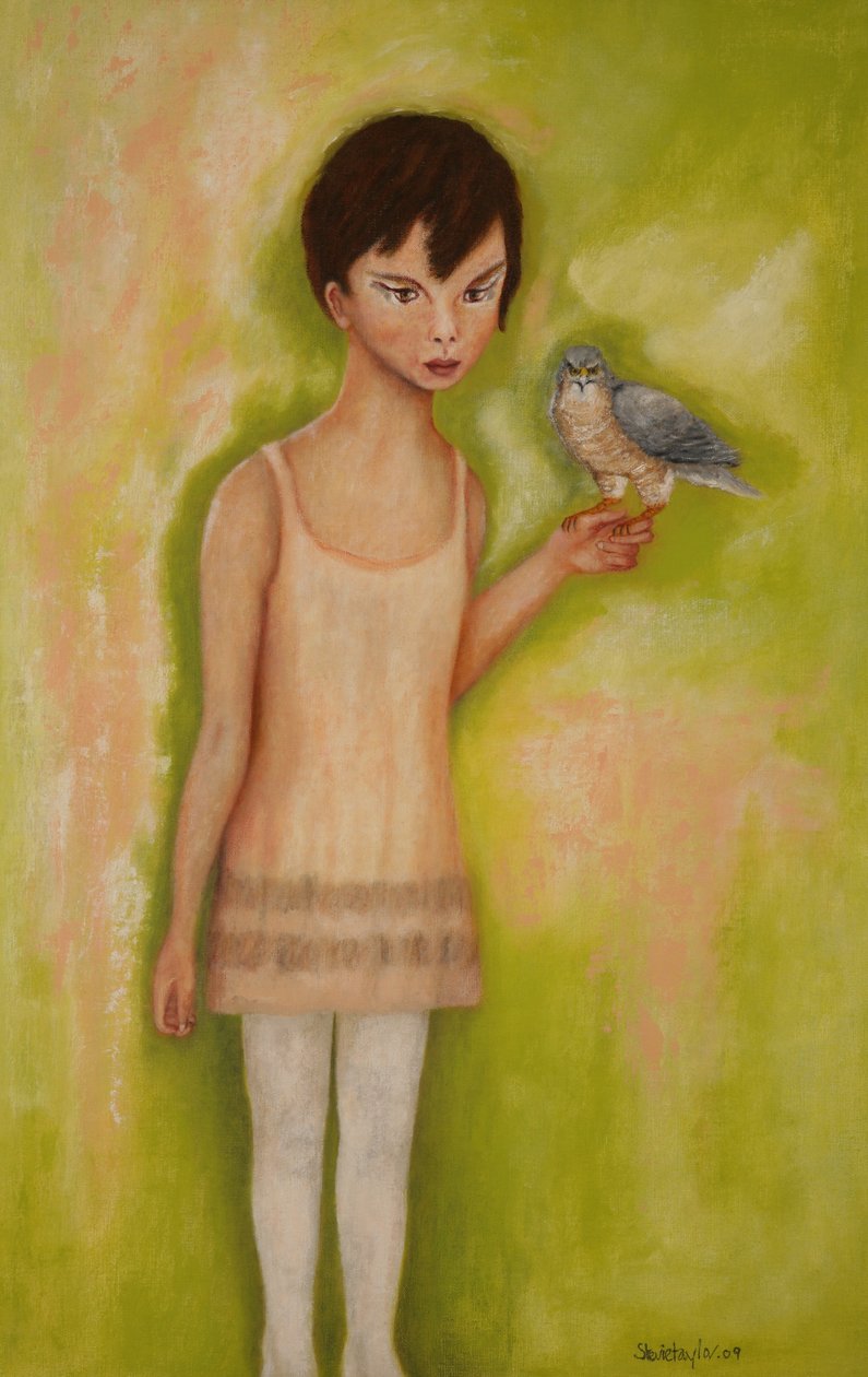 Niña con un halcón, 2010 de Stevie Taylor