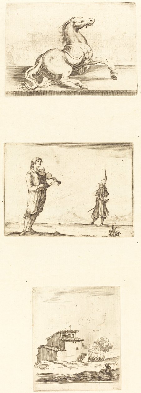 Hoja de grabados de Style of Jacques Callot