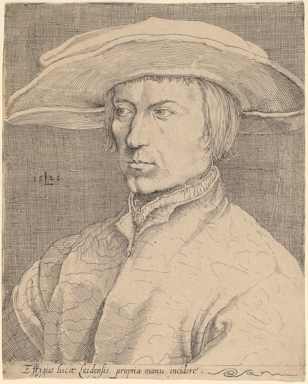 Autorretrato de Style of Lucas van Leyden after Albrecht Dürer