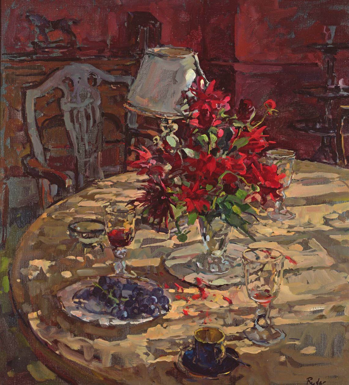 Luz del sol y dalias de Susan Ryder