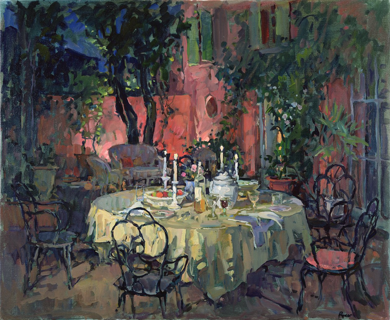 Terraza de noche de Susan Ryder