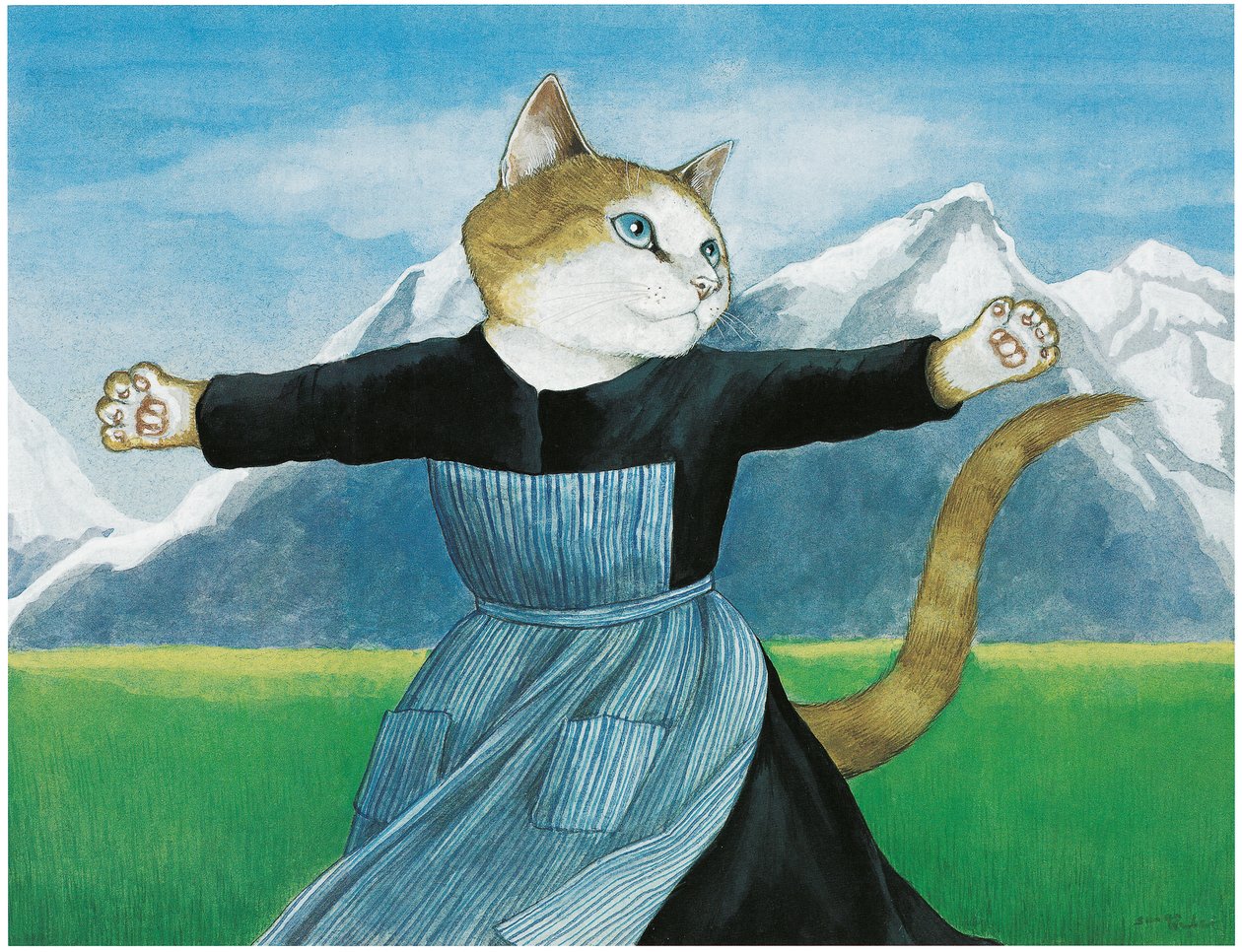 Ilustración de la película Cats (pub. 2006) de Susan Herbert
