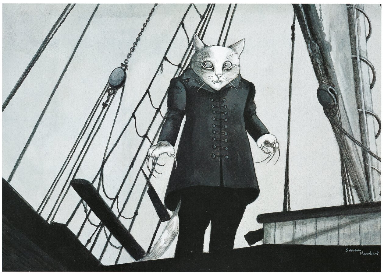 Ilustración de la película Cats (pub. 2006) de Susan Herbert