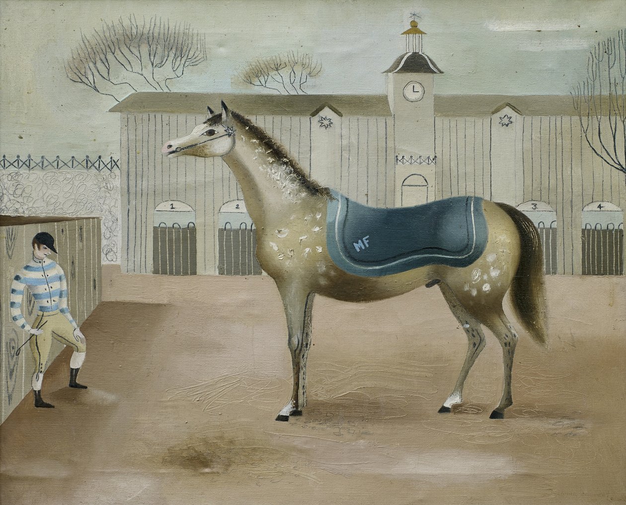 El caballo amarillo (óleo sobre lienzo) de Suzanne Cooper