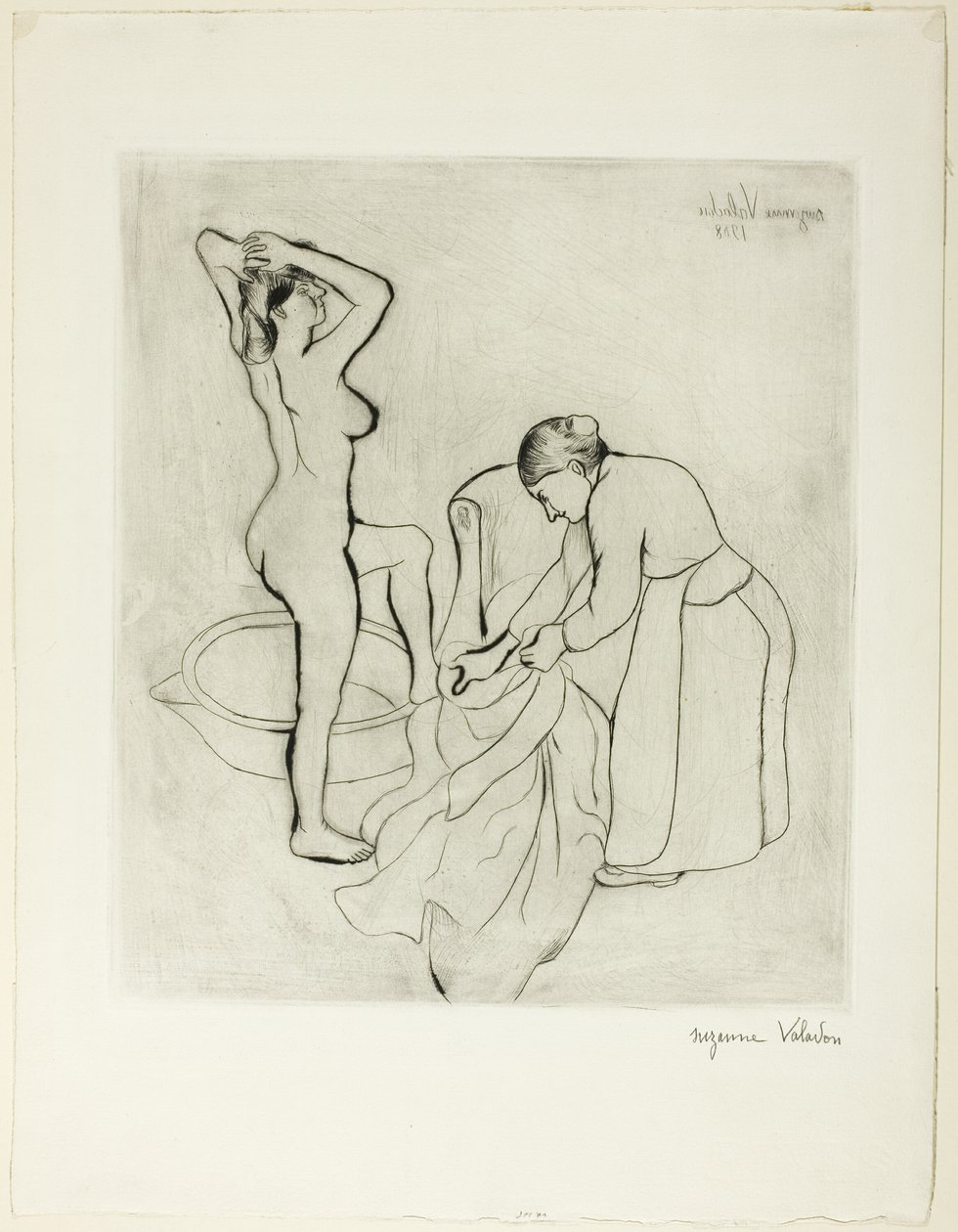 Mujer en Su Baño de Suzanne Valadon
