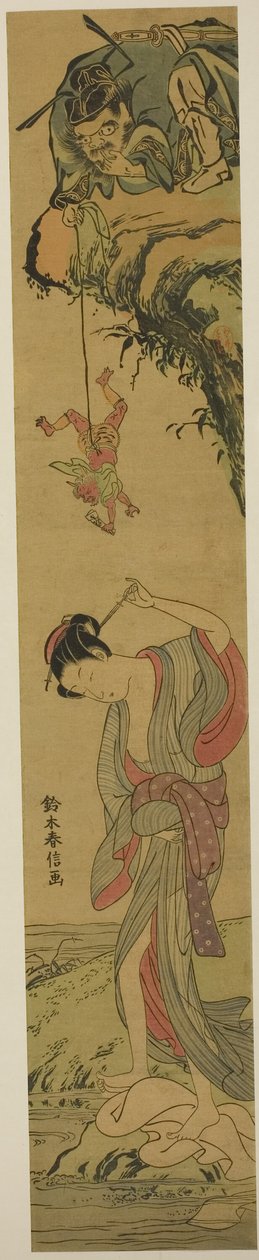 Shoki enamorado de Suzuki Harunobu