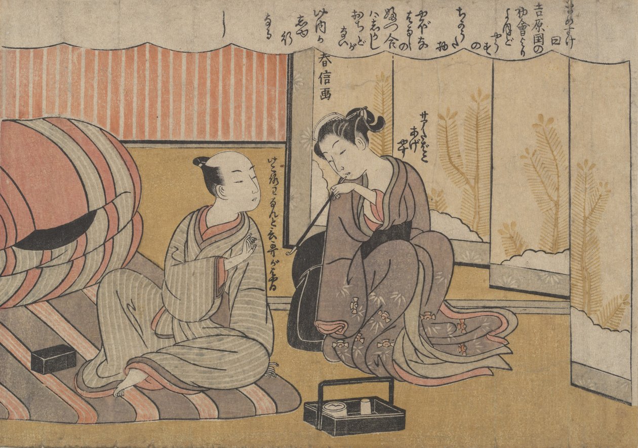El arte de la conversación de Suzuki Harunobu