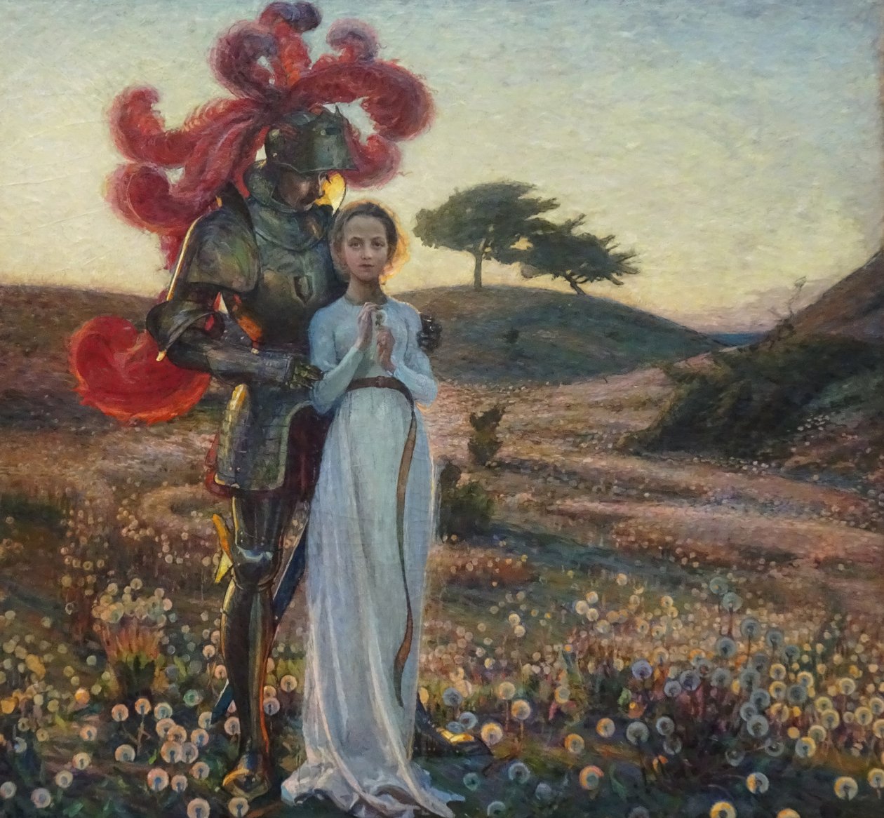 El caballero y la doncella de Sven Richard Bergh