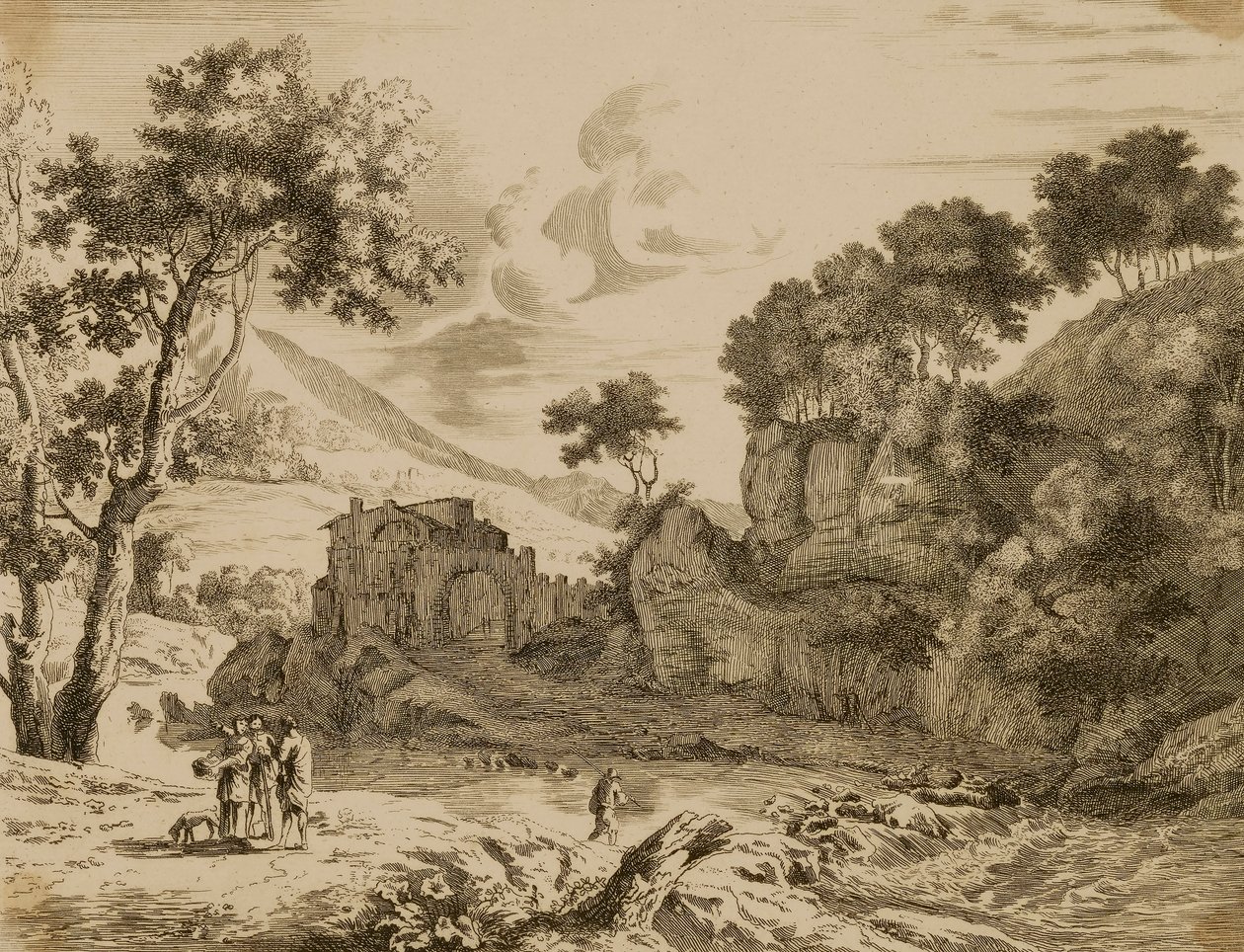 Paisaje de Swanevelt, Herman van