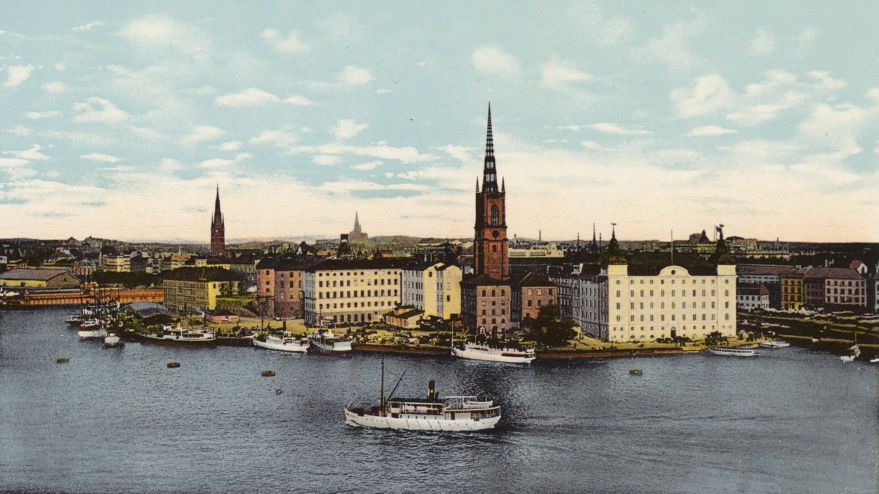 Estocolmo: Riddarholmen (foto a color) de Swedish Photographer