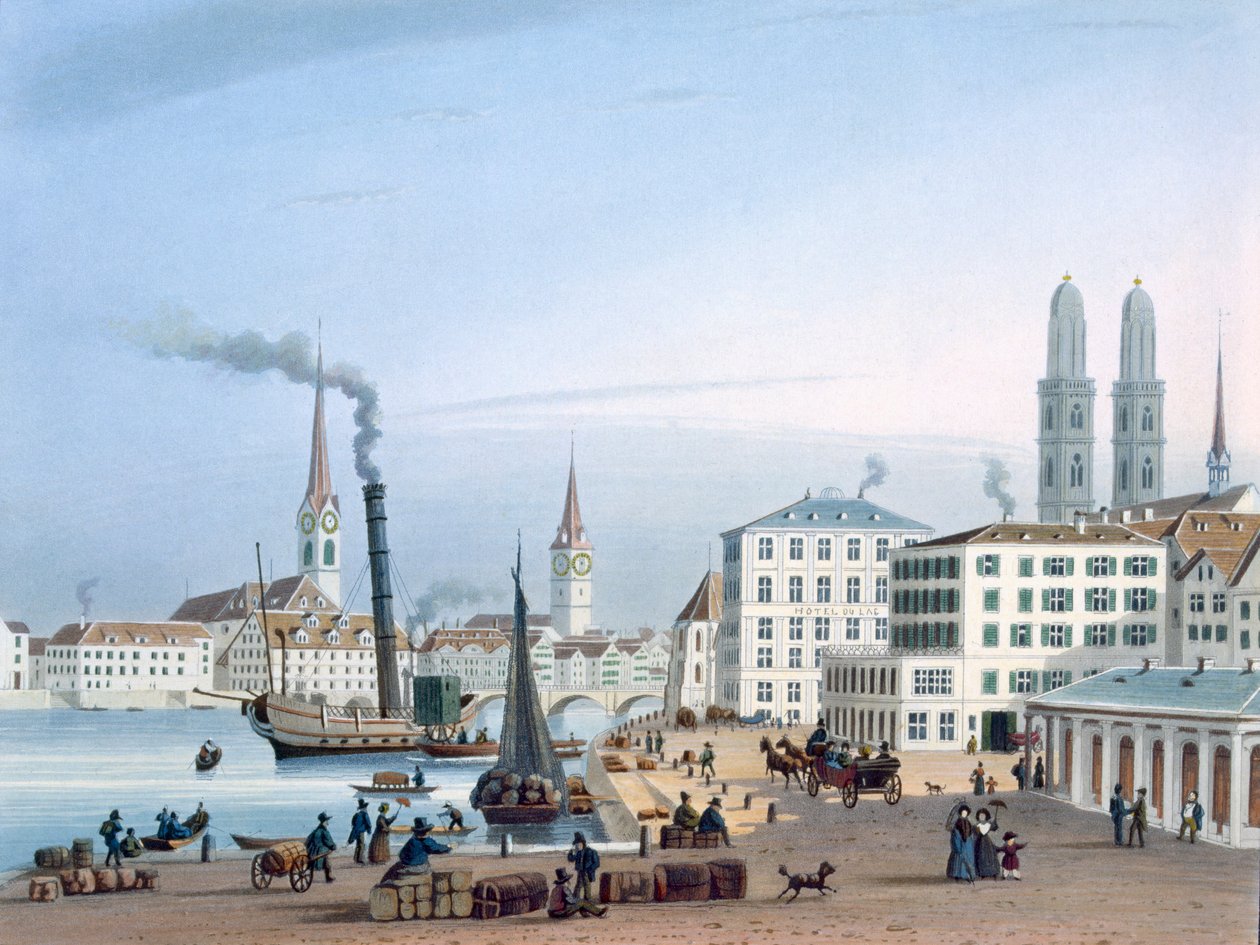 Zúrich, siglo XIX de Swiss School