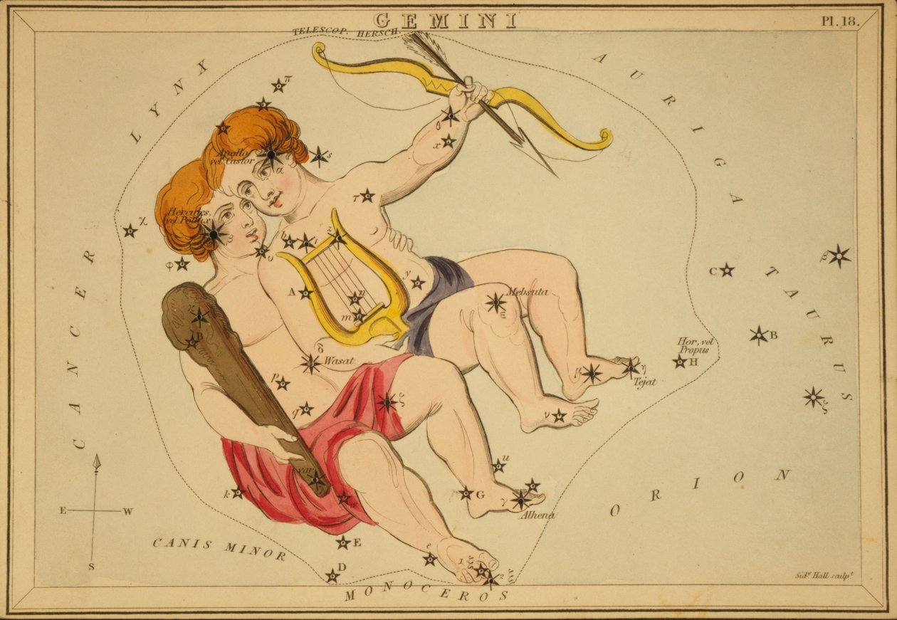 Géminis, Ilustración de 