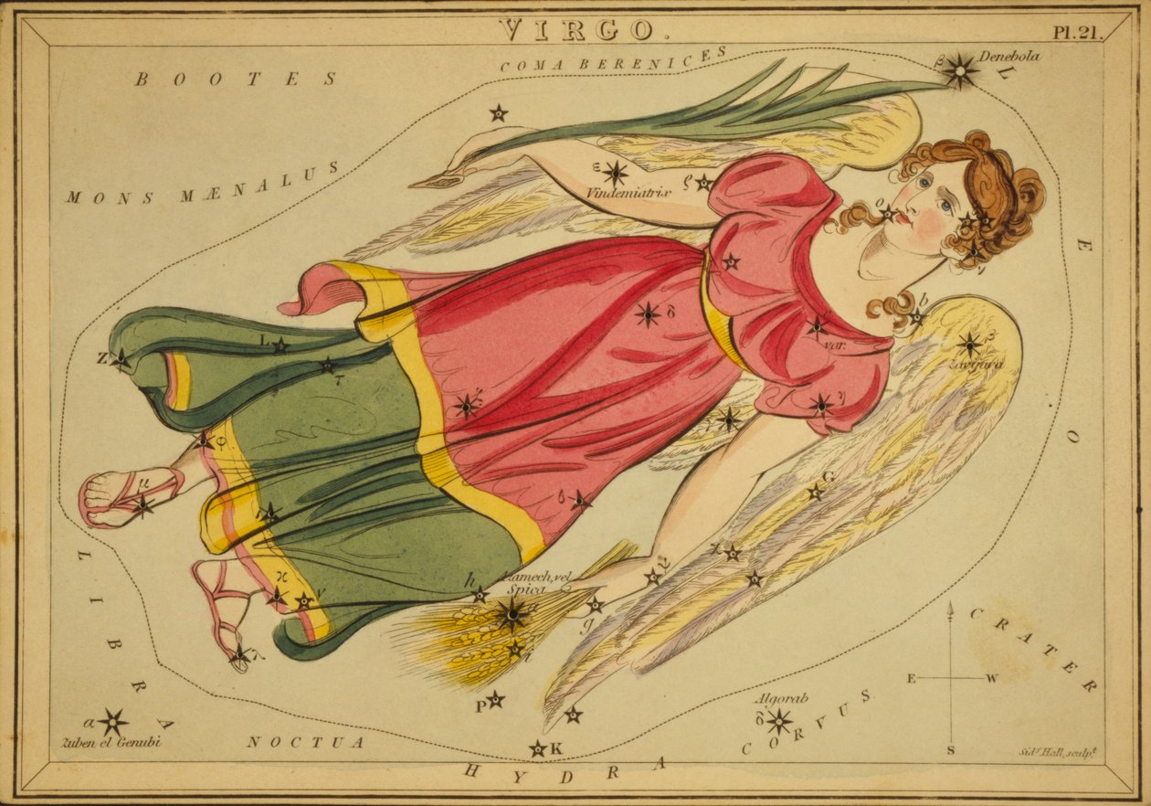 Virgo, Ilustración de 