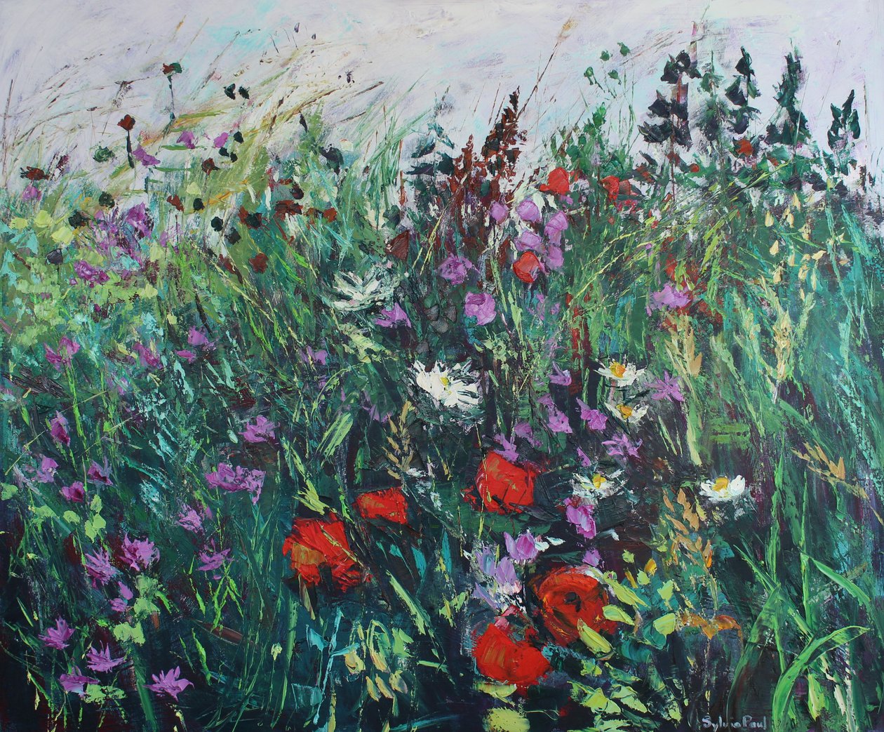 Pradera de flores silvestres de Sylvia Paul