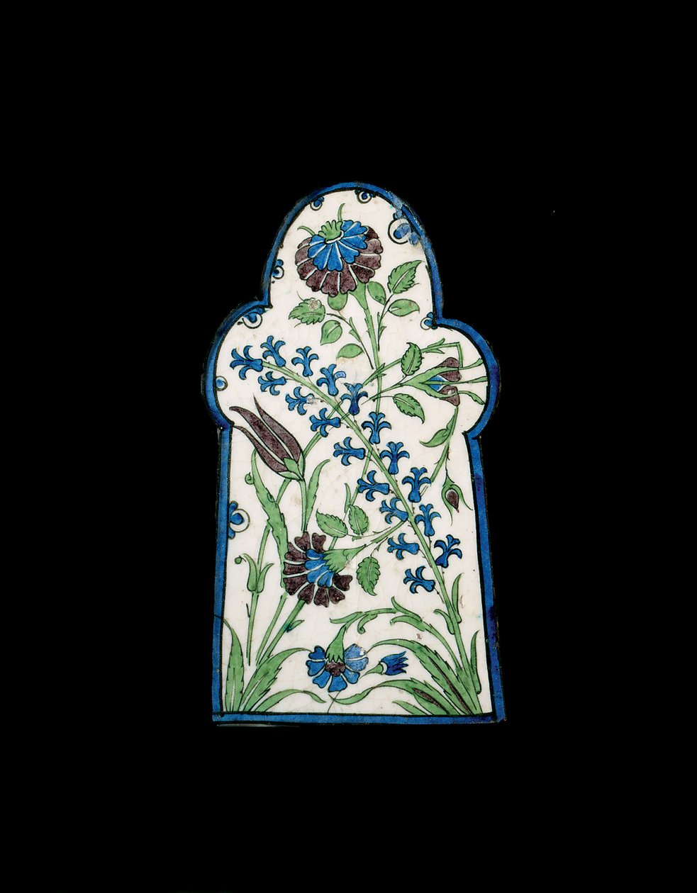Azulejo moldeado, Damasco, finales del siglo XVI de Syrian School