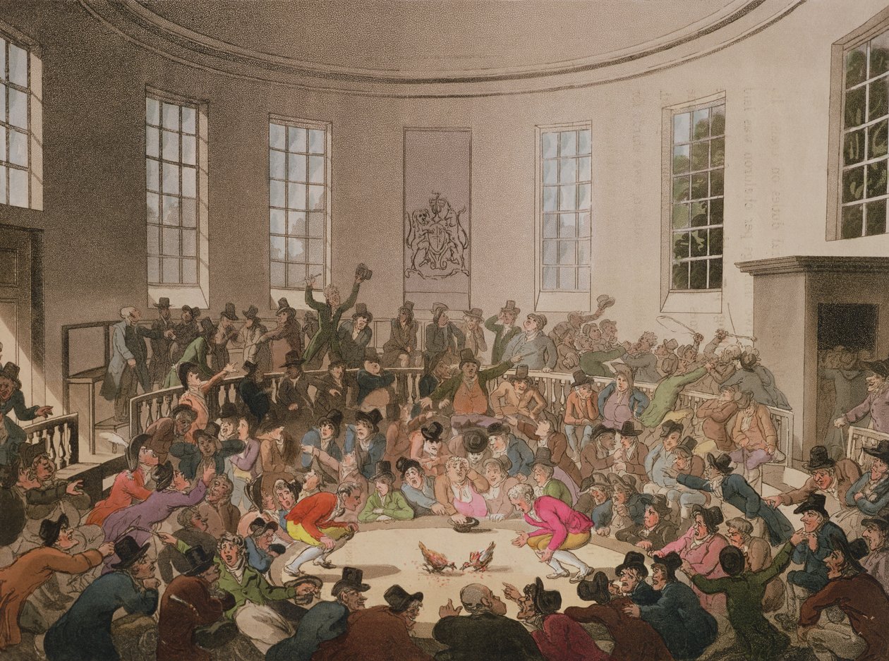 Royal Cock Pit de Pugin and Rowlandson