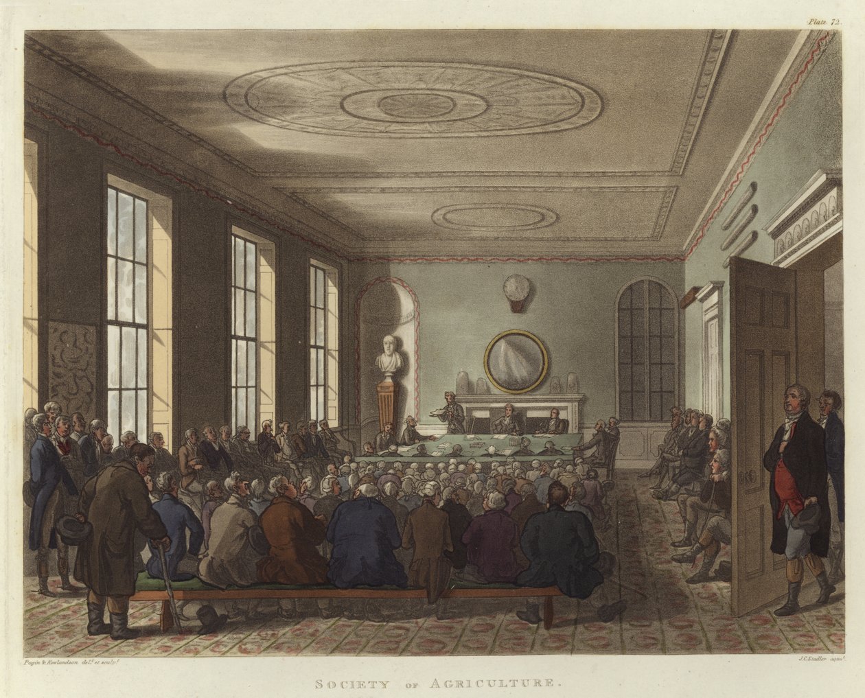 Sociedad de Agricultura de Pugin and Rowlandson