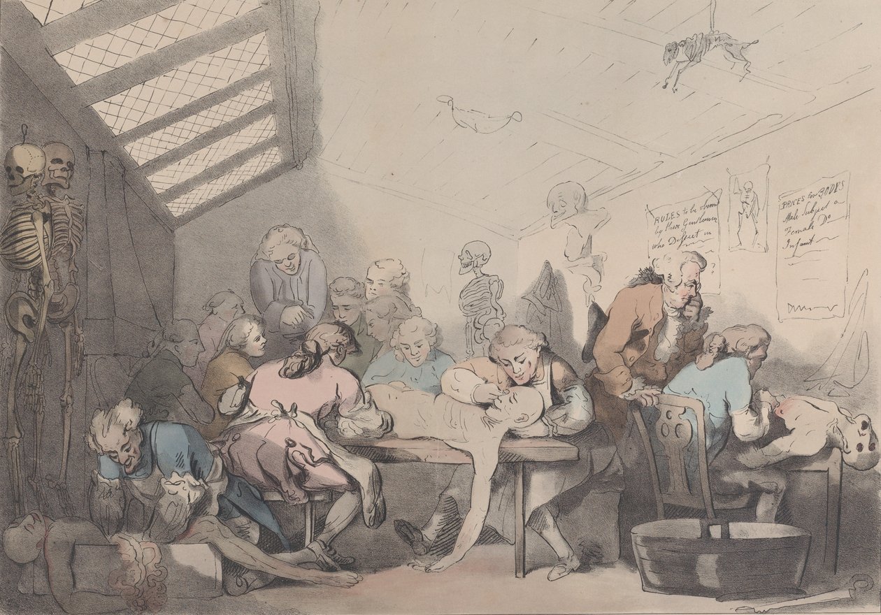 La Sala de Disección, ca. 1838 de T. C. Wilson