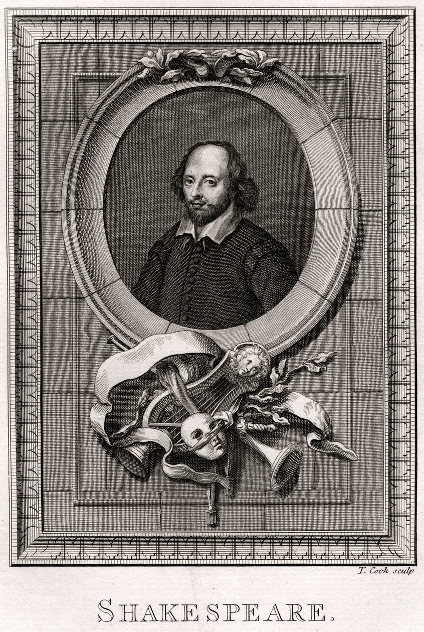 Shakespeare, 1776 de T. Cook