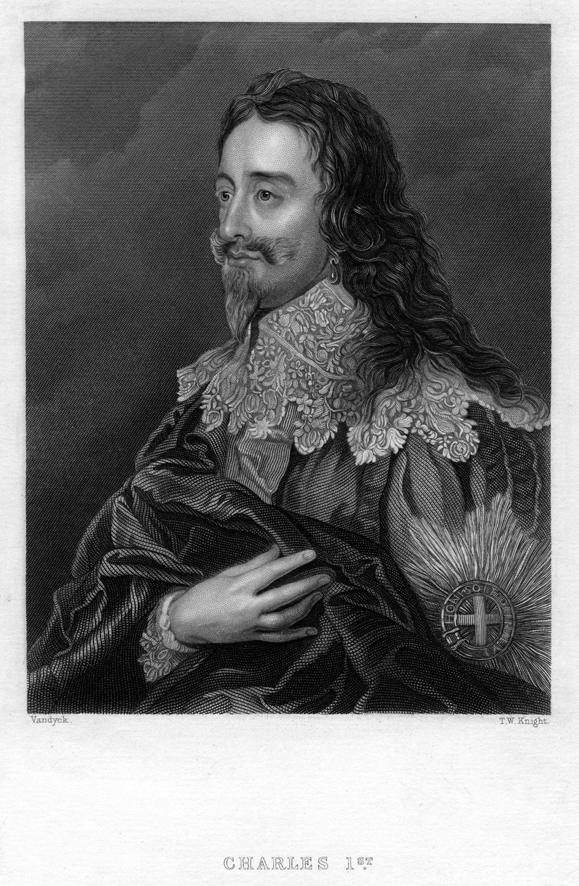 Carlos I de Inglaterra, siglo XIX de T. W. Knight