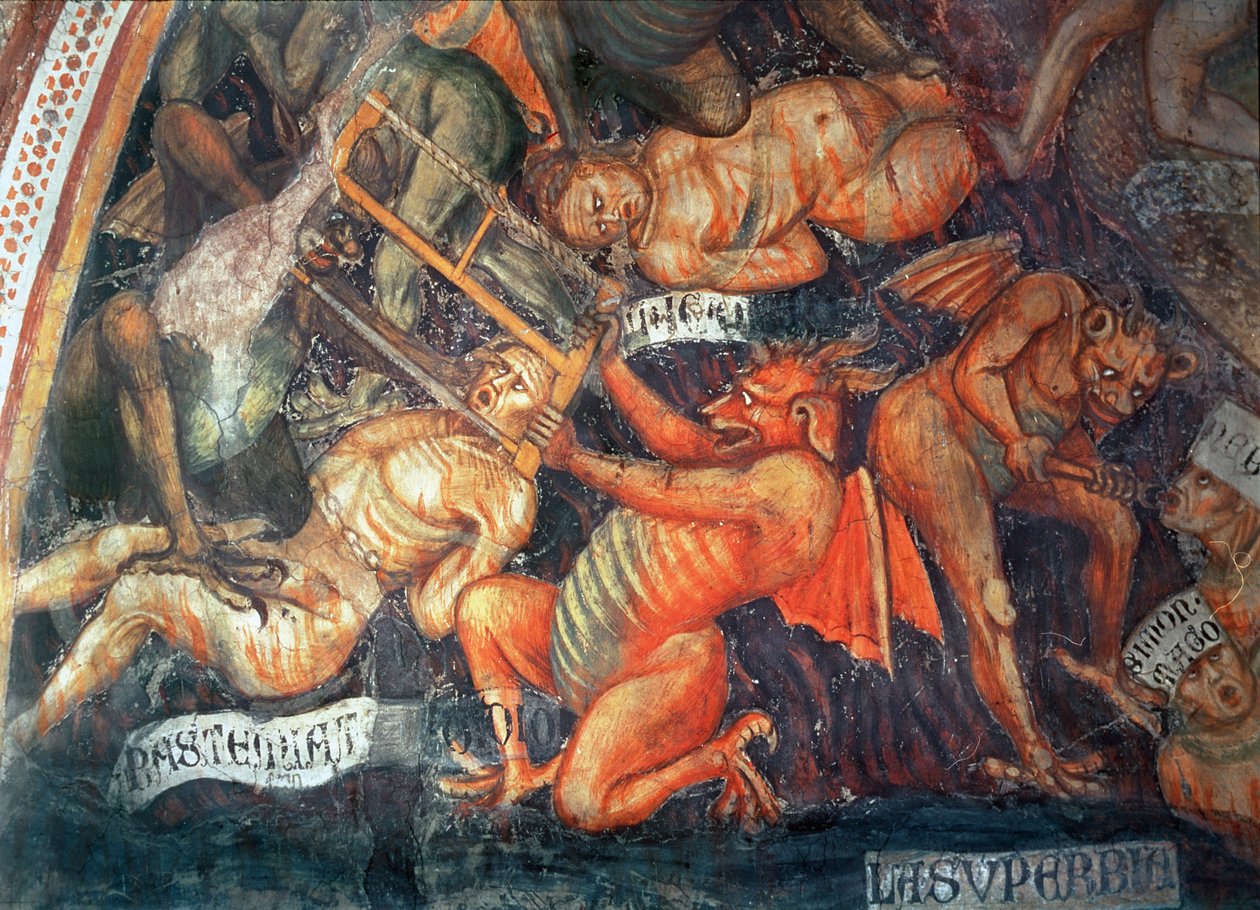 Infierno (detalle) de Taddeo di Bartolo