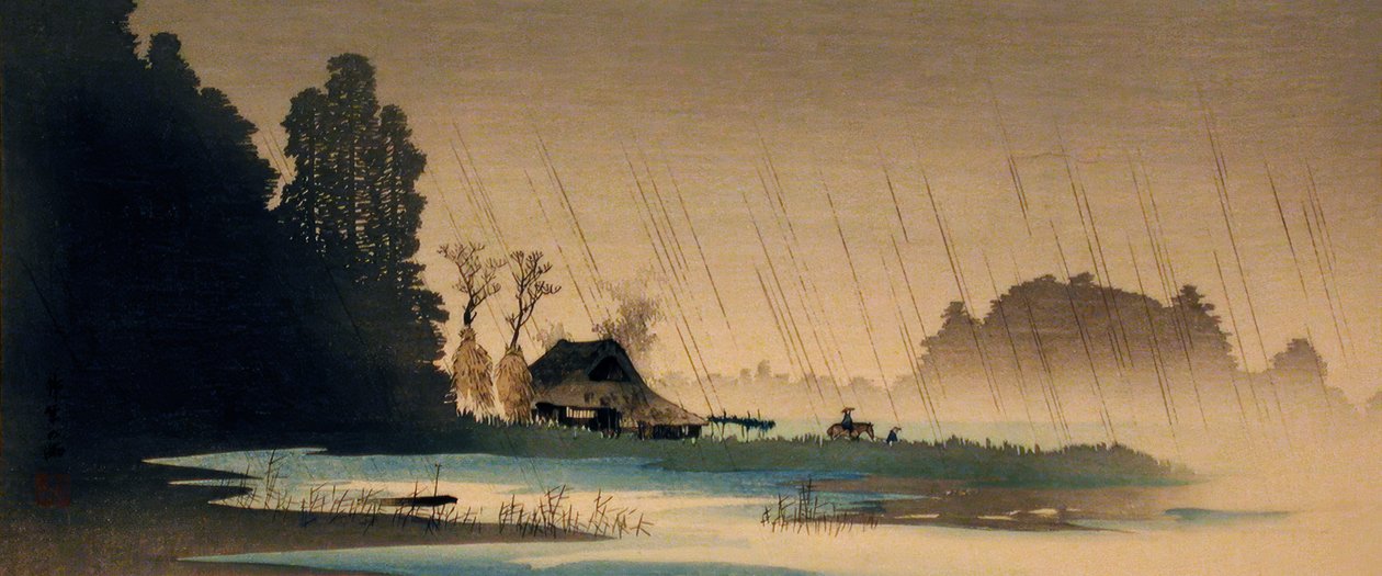 Lluvia en Igusa de Takahashi Hiroaki