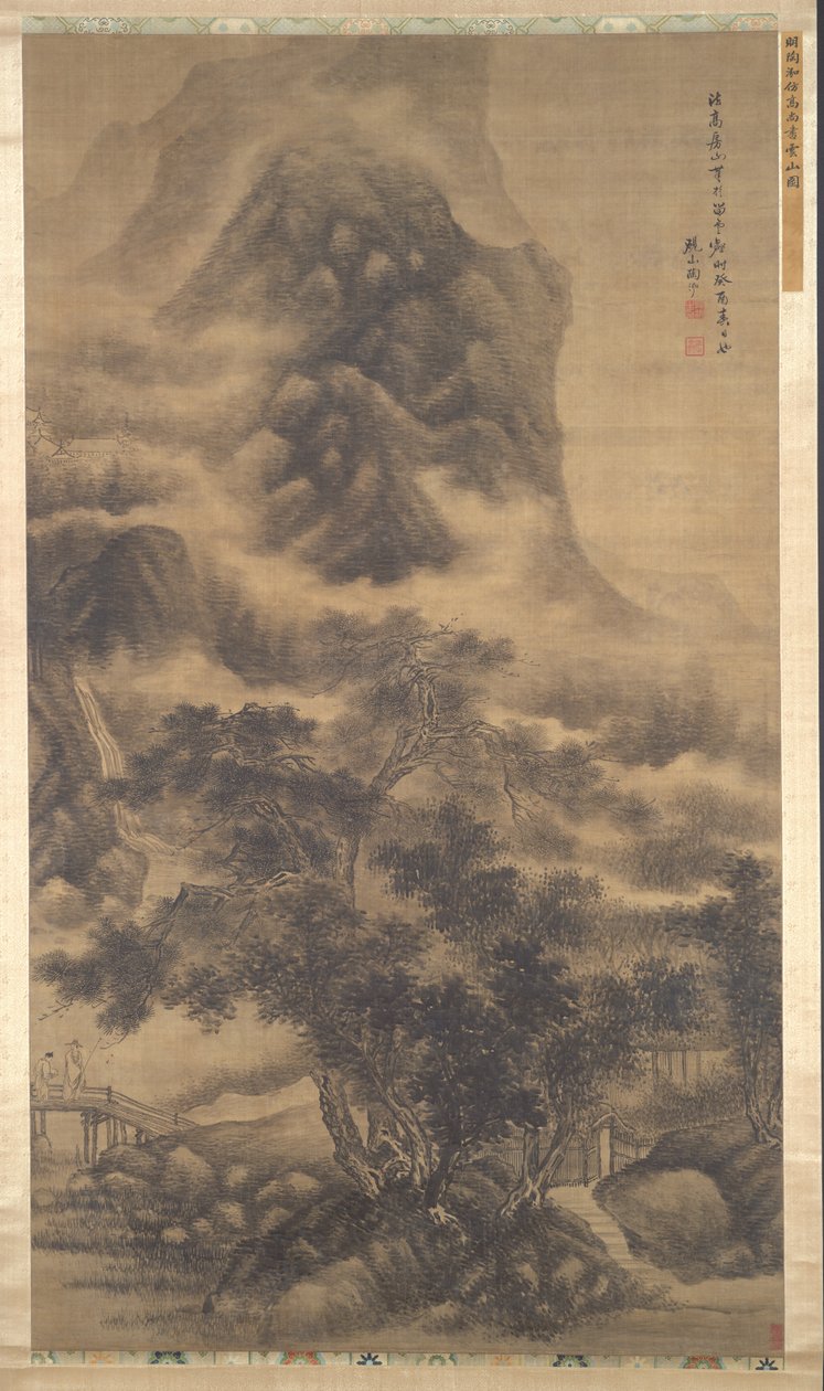 Clouds Visiting a Mountain Retreat de Tao Hong