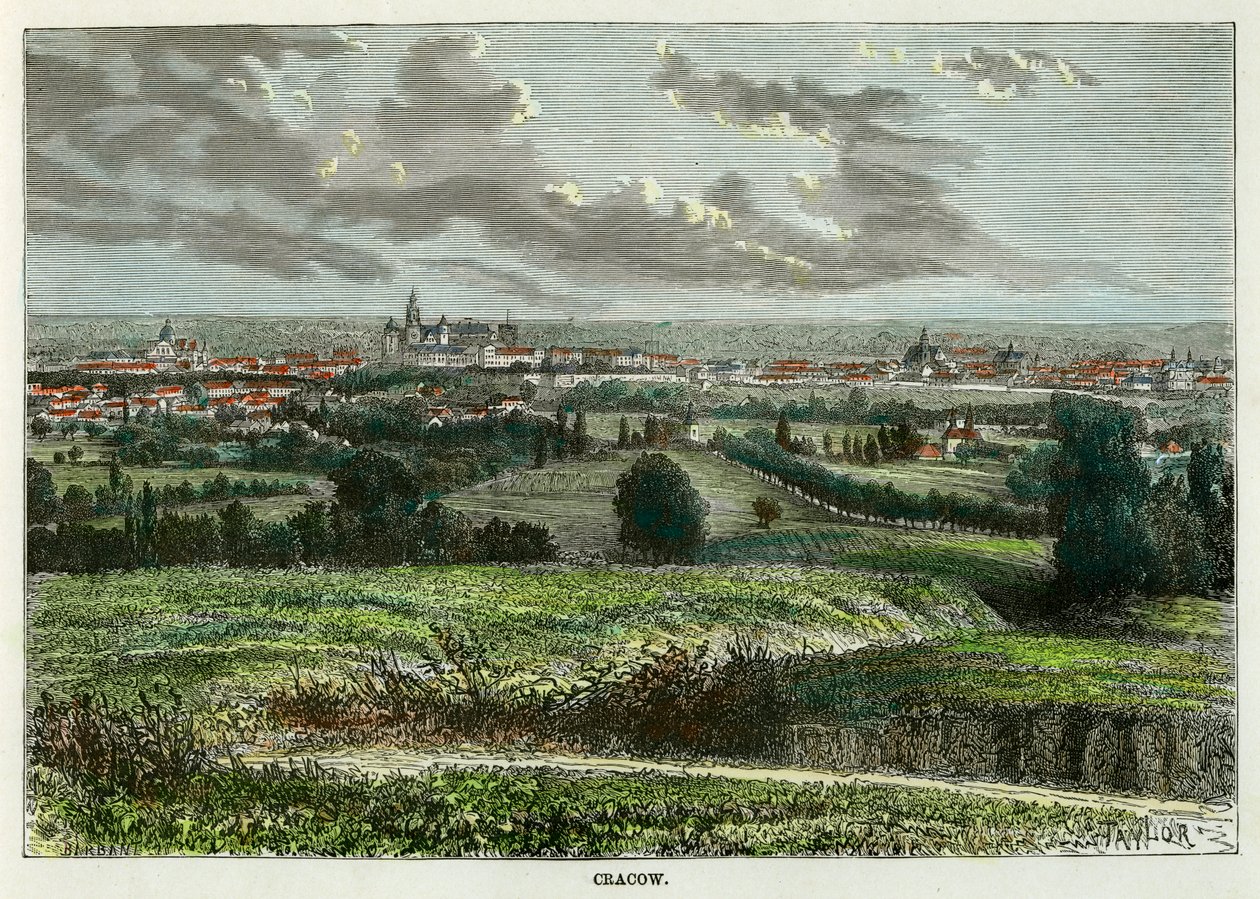 Cracovia, Polonia, c1880 de Taylor