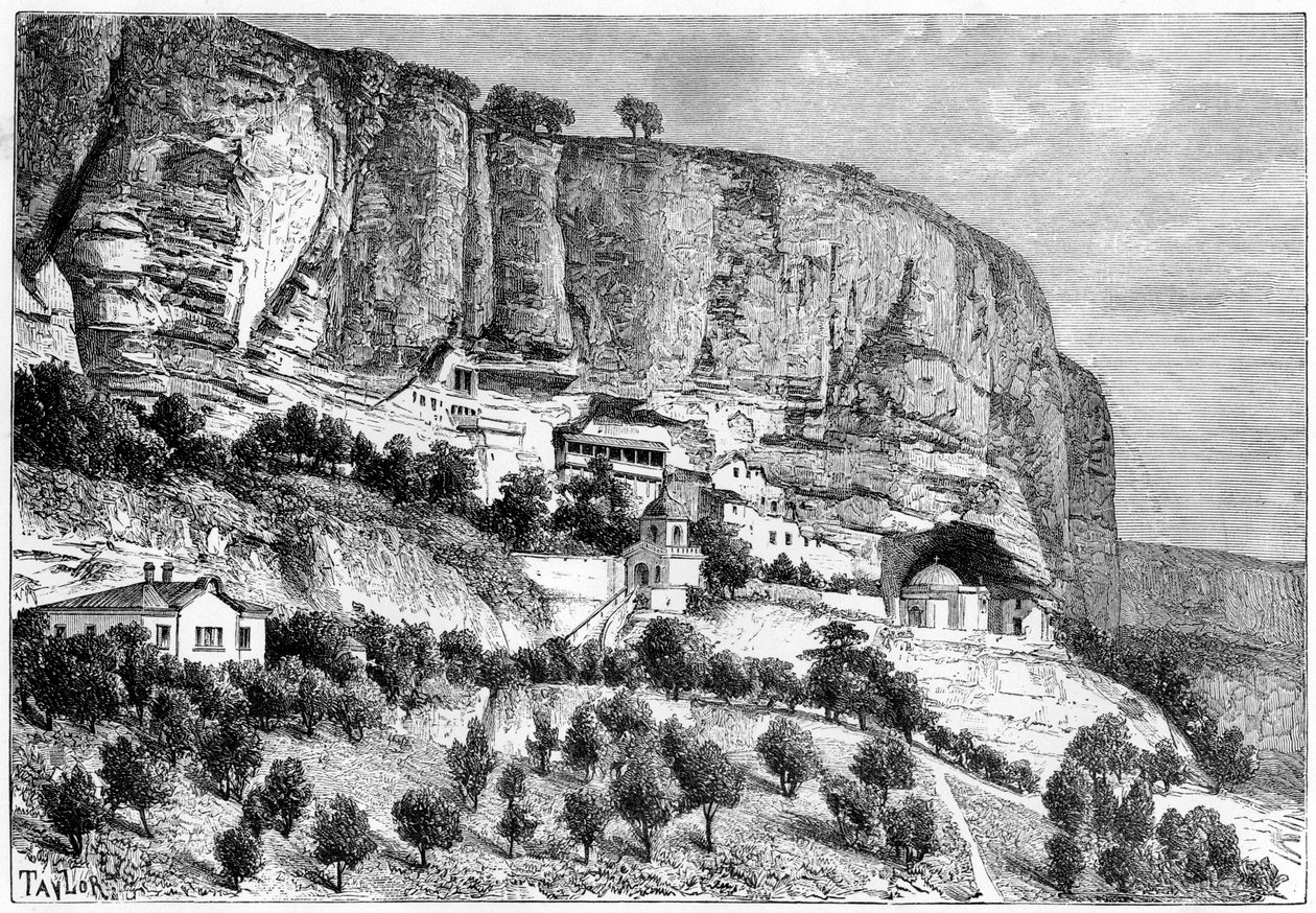 Grutas de Djoufout-Kaleh, Rusia, 1890 de Taylor
