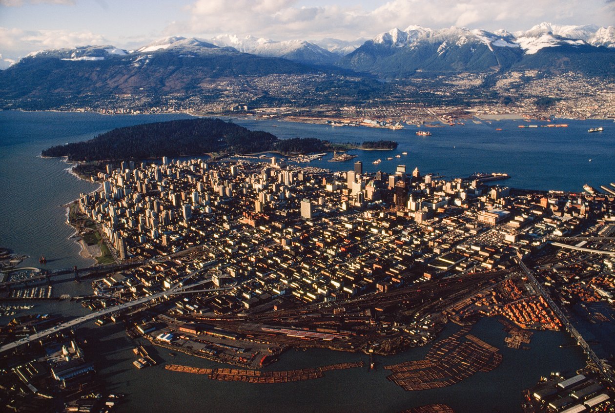 Vista aérea de Vancover. de Ted Spiegel