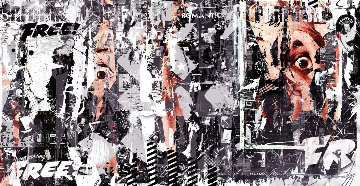 El miedo, 2016 (collage) de Teis Albers