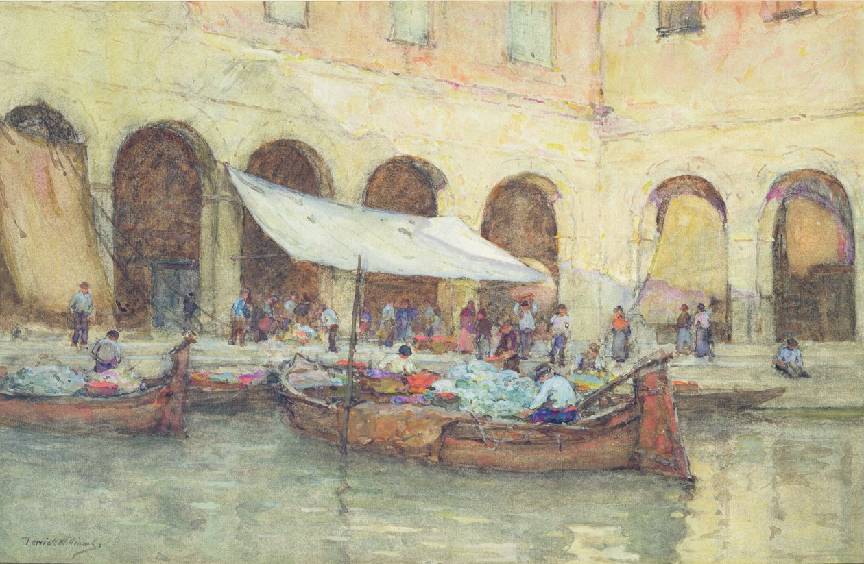 El Mercado de Rialto, Venecia de Terrick Williams