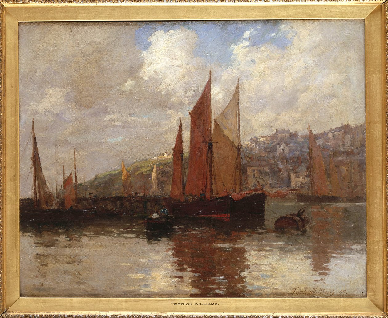 En el puerto de Brixham de Terrick Williams